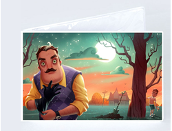 Обложка на студенческий билет Привет Сосед/ Hello Neighbor №3