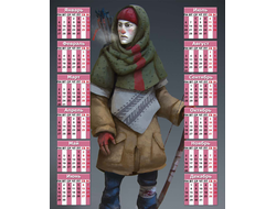 Календарь настенный The Long Dark, Лонг Дарк №4