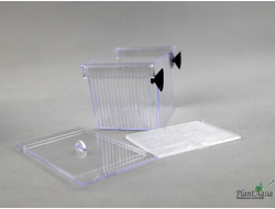 Отсадник Naribo FH-S для аквариумных рыб, с перегородкой, 125x70x70 мм