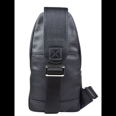 Кожаный кросс-боди рюкзак Vignola black (арт. 
3104-01)