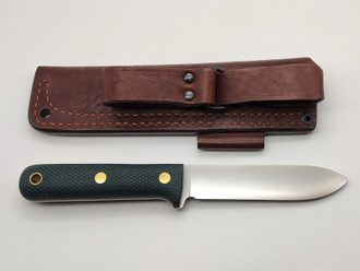 Нож Кефарт сталь N690 микарта изумруд