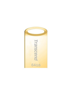 Флеш-память Transcend JetFlash 710, 64Gb, USB 3.1 G1, серебряный, TS64GJF710S