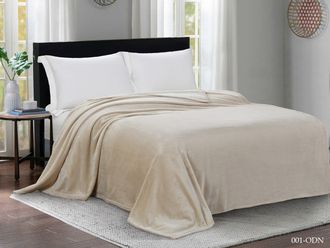 Плед Cleo VIRGINIA двуспальный велсофт 180х200 180/001-ODN