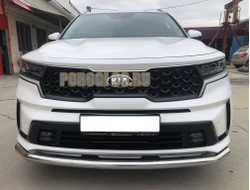 Защита переднего бампера d60 для Kia Sorento 2020-