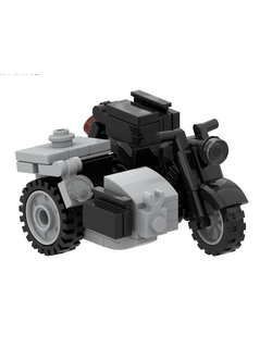 Немецкий мотоцикл с коляской