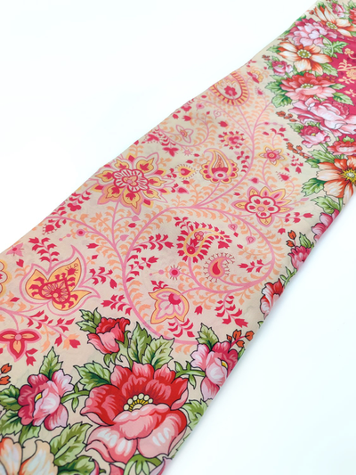 Павловопосадский платок Золотая карусель 1630-5