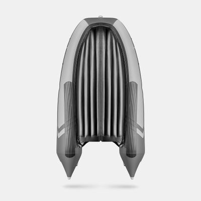 Моторная лодка GLADIATOR E330PRO светло-темносерый