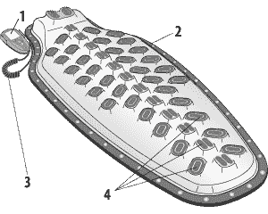 ДЭНАС-Вертебра 02 в сборе. Вид сверху