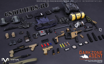 Коллекционная фигурка 1/6 THE DARKZONE AGENT (Tom Clancy's The Division) ( VM-017)  - VTS Toys