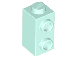 Brick, Modified 1 x 1 x 1 2/3 with Studs on Side, Light Aqua (32952 / 6212061 / 6356101)