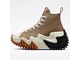 Кеды Converse Run Star Motion бежевые высокие на платформе