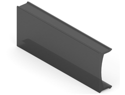 QB Рассеиватель для профиля, Чёрный матовый,L=2700  QB0075.VP270.BKM00.CS  ARISTO *