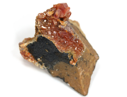 Ванадинит, кристаллы на породе, Марокко (23*20*18 мм, 8 г) №35873