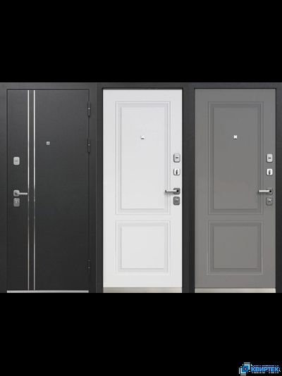 Дверь входная металлическая Luxor Букле чёрный купить в Челябинске | КВИРТЕК