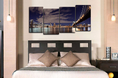 Модульная картина "Мостовые Нью-Йорка"