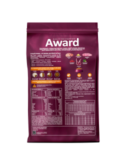 AWARD (Авард) сухой корм для щенков мелких пород, Ягненок, Индейка, 800 г