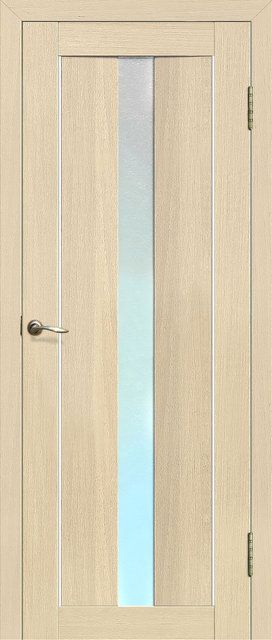 Дверь межкомнатная Экошпон Сибирь профиль Модель 207 Ясень латте (под заказ)