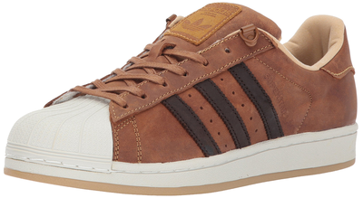 Adidas Superstar коричневые с черным