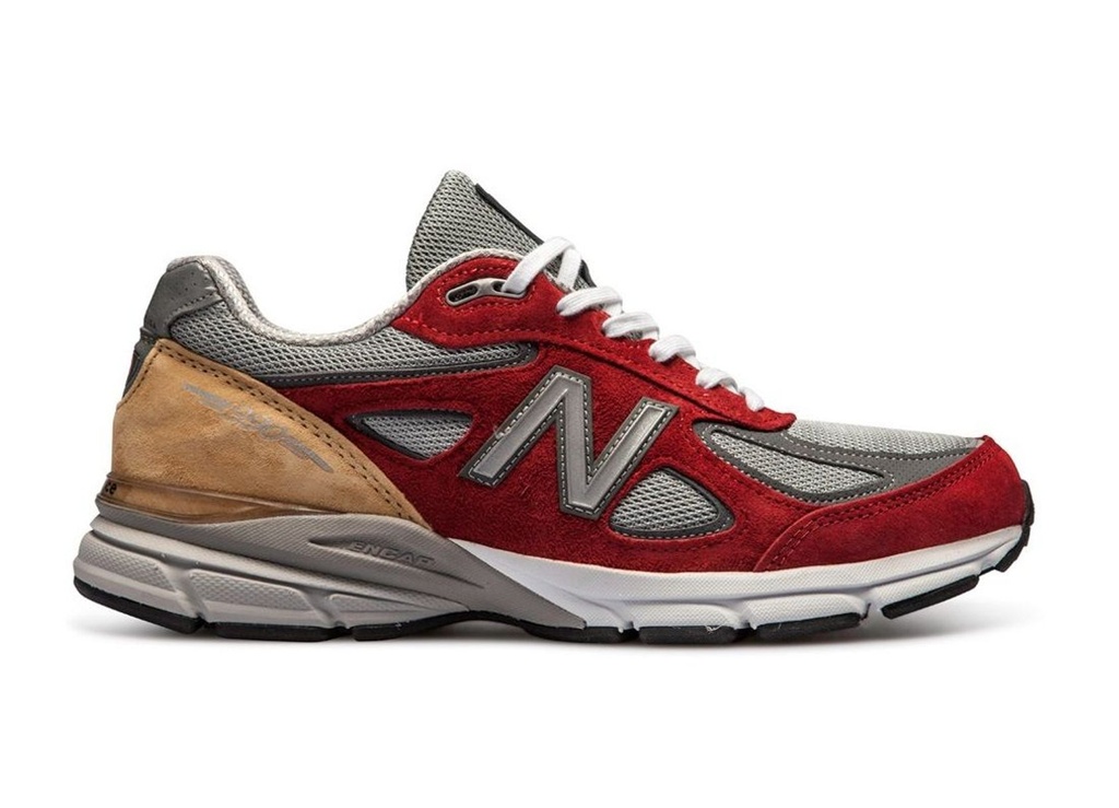 New balance 990 v4 red best sale