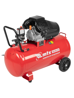 Компрессор воздушный КК-2200/100, 2,2 кВт, 350 л/мин, 100 л, прямой привод, масляный MTX