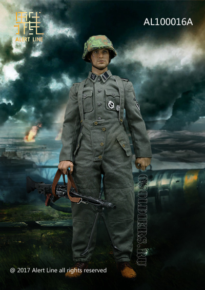 Купить онлайн коллекционную фигурку немецкого пулеметчика (Machine Gunner Equipment) от ALer Line