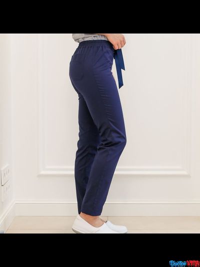 Брюки-слимы DOCLIKE SLIM DL233 Синие