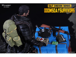 Ящик деревянный красный с ремнями 1/6 (FS-73012) - FLAGSET