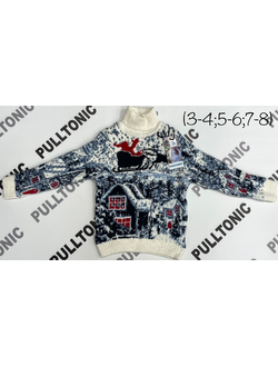 Детский свитер Счастливого Нового года 03