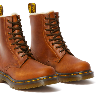 Dr. Martens 1460 коричневые (с мехом арт 1)