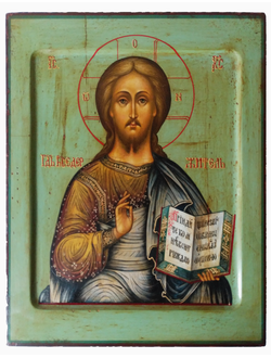 Господь Вседержитель (Спаситель). Рукописная икона 22х28см.