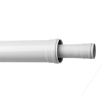 KHG71405951-Коаксиальное удлинение полипропиленовое, диам. 60100 мм, длина 1000 мм для конденсационных котлов
