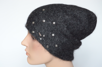 Итальянская шапка Vizio Италия 6766 антрацит