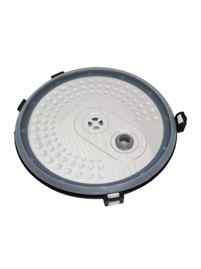 Съемная внутренняя алюминиевая крышка старого образца с прокладкой в сборе на мультиварки Редмонд