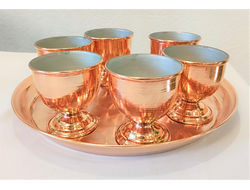 Медный набор рюмок. Россия All-Copper  арт.157