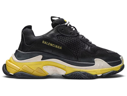 Balenciaga Triple S Trainer Black Yellow