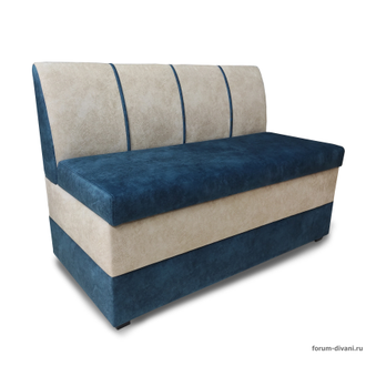 Кухонный ДИВАН "ФОРУМ-8", Синий/Слоновая кость