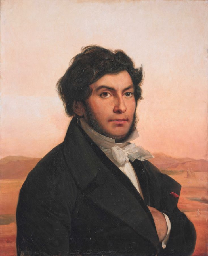 Жан- Франсуа Шампольон. Художник Леон Конье, 1831 год