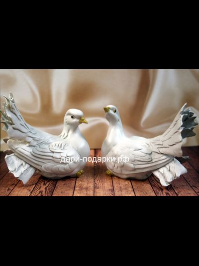 ГОЛУБИ пара 12*16см  0,7кг   полистоун Россия 1758/015025