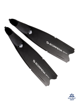 Ласты длинные 43/44 разборные Scorpena F1 Apnea чёрн.