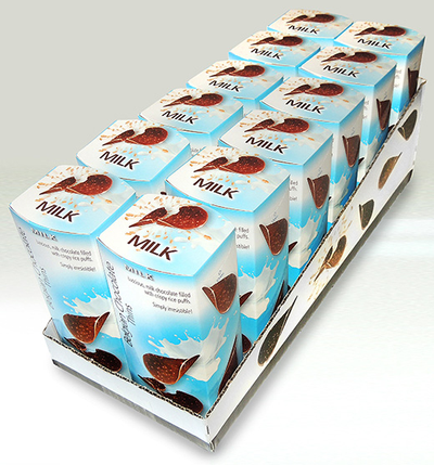 Бельгийские шоколадные чипсы Милк 80гр (12)