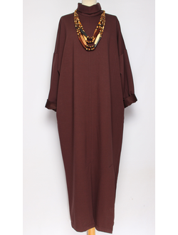Платье "Кимоно хомут" шоколад р.50,52,54,56