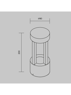 Настенный светильник (бра) Vint, O458WL-L9GF3K