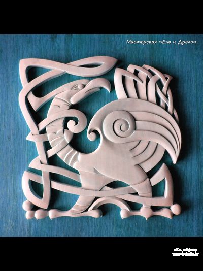 Кельтский орнамент, резьба по дереву