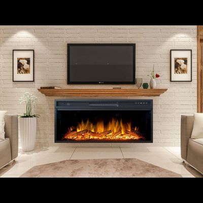 Линейный электроочаг Vision 42 LOG LED (дрова)