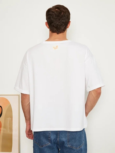 МУЖСКАЯ ФУТБОЛКА БЕЛАЯ "ДАРИ"