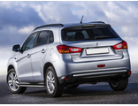 Защита заднего бампера дуга d57 для MITSUBISHI ASX (2010-2015) RIVAL, РОССИЯ