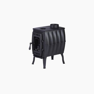 Печь отопительно-варочная «Бахтинка» черная до 100 м3