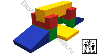 Мягкий спортивный модуль «Брус»