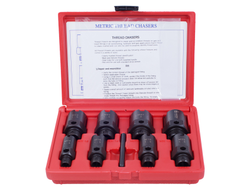 Набор для восстановления резьб штуцеров системы кондиционирования, кейс, 9 предметов МАСТАК 352-00009C