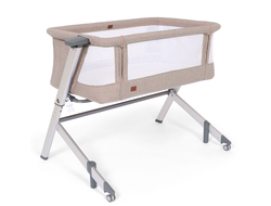 Приставная кроватка Nuovita Accanto Dalia Khaki, Argenteo/Хаки, серебристый